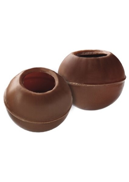 Sütlü Çikolatalı Trüf Oluklu Bilyeler - 1.36 kg
