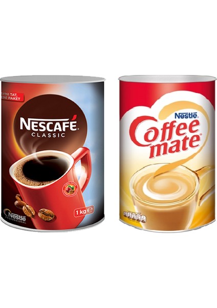 Classic 1000 gr. + Coffee Mate Kahve Kreması 2000 gr.