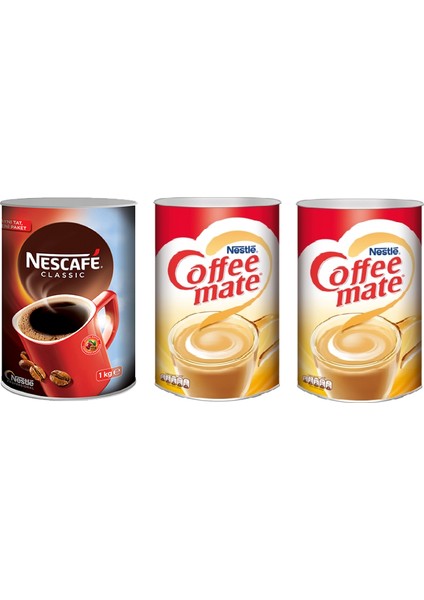 Classic 1000 gr.+Coffee Mate Kahve Kreması 2000*2=4000 gr