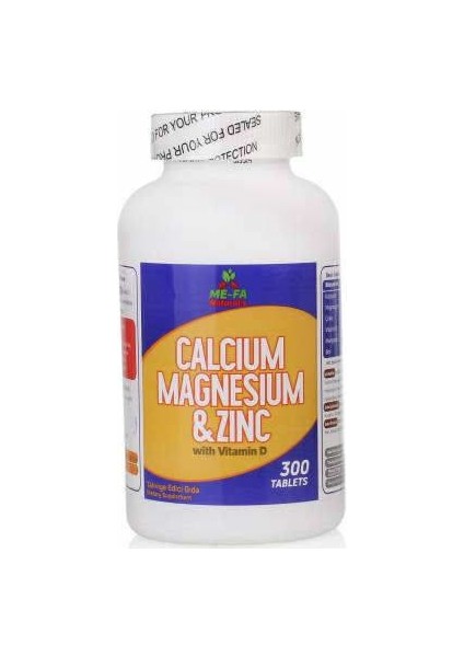 Calcium Magnesium Zinc Vitamin D 3 300 TABLET