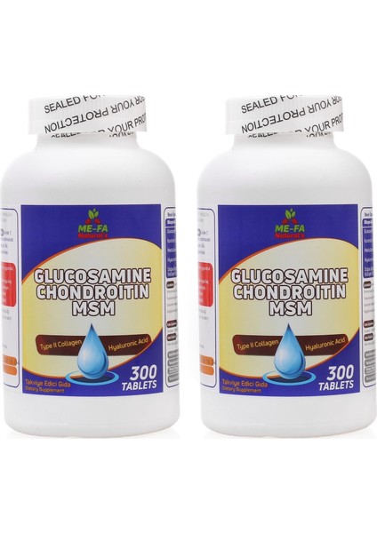 GLUCOSAMİNE CHONDROİTİN MSM TP2 2 KUTU 600 TABLET