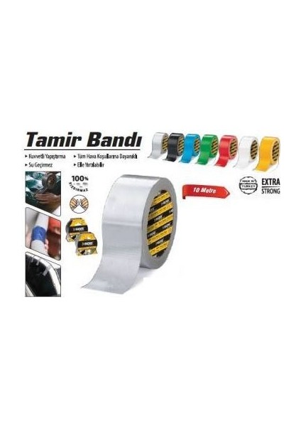 Tamir Bantı Siyah 48Mmx10Mt