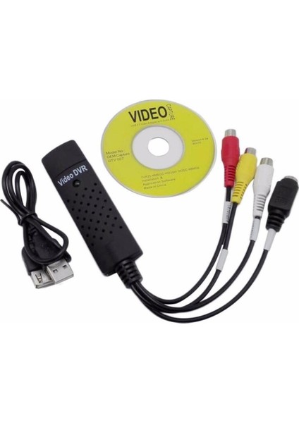 DVR Chip Android Cep Telefon Tablet Otg Windows 10 USB 2.0 Rca Cvbs S-Video Görüntü Ses Yakalama Kartı Video Capture Cihazı