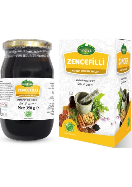Zencefilli Karışık Bitkisel Macun 350 G
