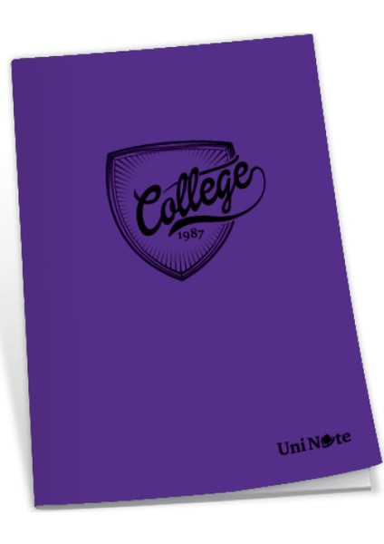 College Dikişli Pp Kapak A4 120 Yp. Çizgili