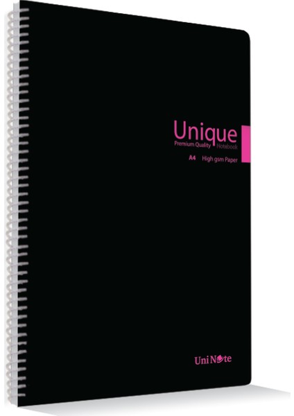 Unique Spiralli Pp Kapak A4 60 Yp. Kareli