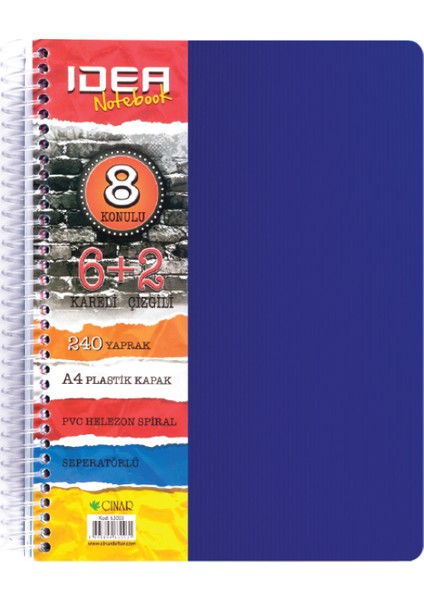 Idea 240 Yp.Ayraçlı Okul Def.6+2