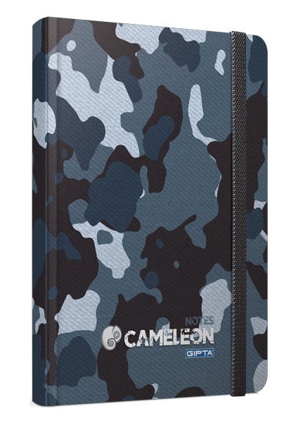 Cameleon İp.Dikişli Sert Kapak Defter 13X21 120 Yp.Çizgili
