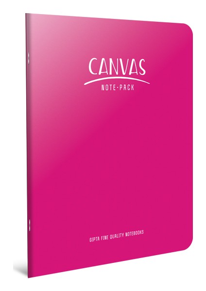 Canvas Tel Dikişli Plastik Kapak Defter A4 80 Yp Kareli