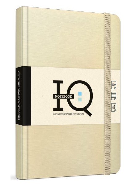 Iq İp. Dikişli Cilt Bezli Kapak Defter.13X21-120Yp.Çizgili (Stn)