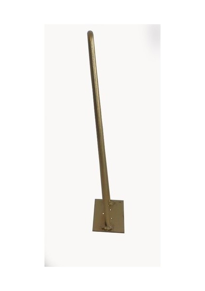 Rustik Firkete Altın Yaldız Masa Sehpa Ayak 250 x 10 mm İçi Dolu Demir