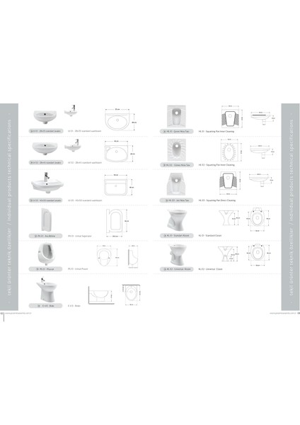 Piramit Seramik 80 cm Etejerli Lavabo