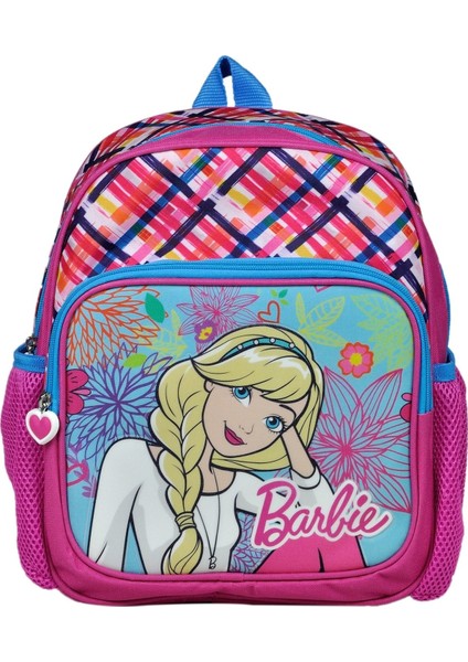 Barbie Simli İki Bölmeli Pembe Anaokulu Çantası - Hakan 96524