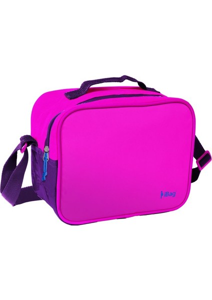 İbag Pembe/Mor Tek Bölme Beslenme Çanta (12828)