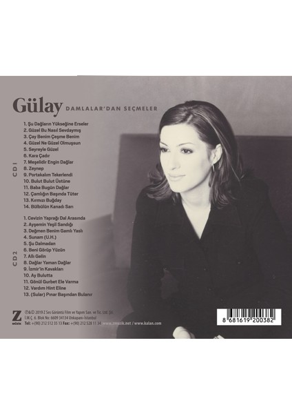 Gülay  - Damlalardan Seçmeler 2'li (CD)