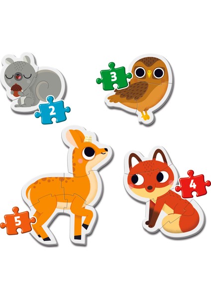 İlk Puzzle Koleksiyonum Forest Animals