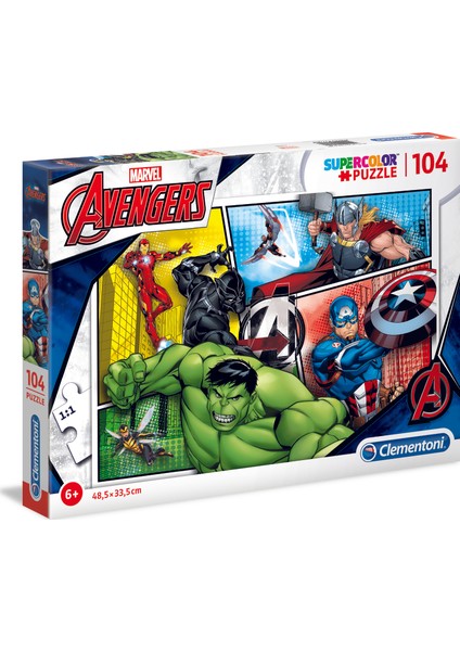 104 Parça Puzzle Avengers