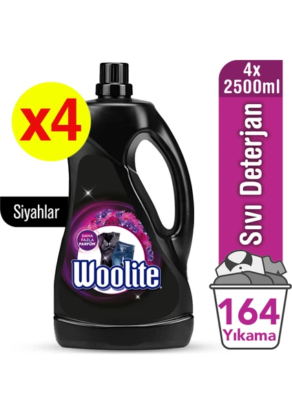 Sıvı Çamaşır Deterjanı Koyu Renkler 2500 ml x 4 Adet