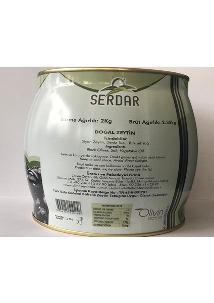 Gemlik Tipi Kuru Sele Zeytin 2 kg