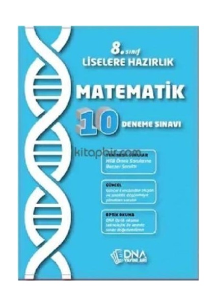 Dna 8. Sınıf Matemetik 10 Lu Deneme Sınavı-Yeni