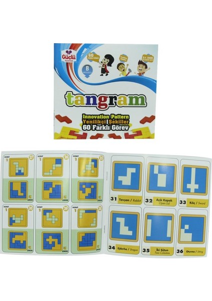 Plastik Tangram Puzzle