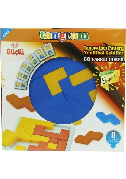 Plastik Tangram Puzzle