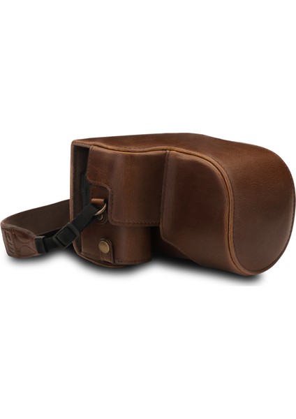 Nikon B600 Suni Deri Kamera Çantası