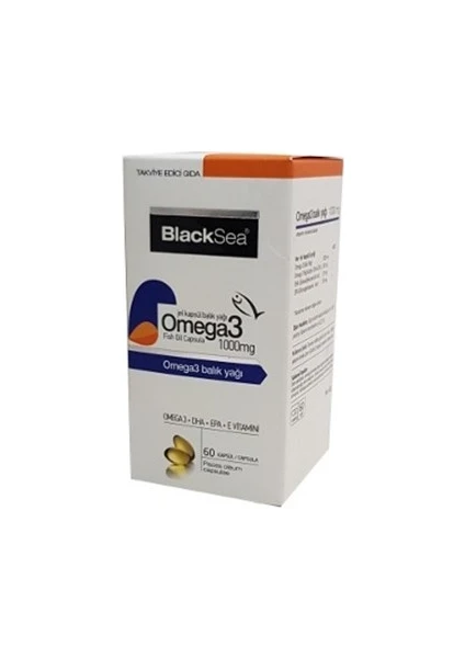 Black Sea Omega 3 Balik Yaği 1000 Mg 60 Kapsul