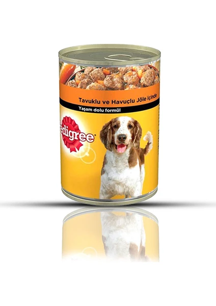 Tavuklu Konserve Köpek Maması 400 Gr x 12 Adet