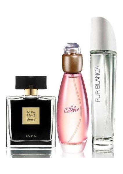 Little Black Dress Celebre Pur Blanca 3'lü Kadın Parfüm Paket