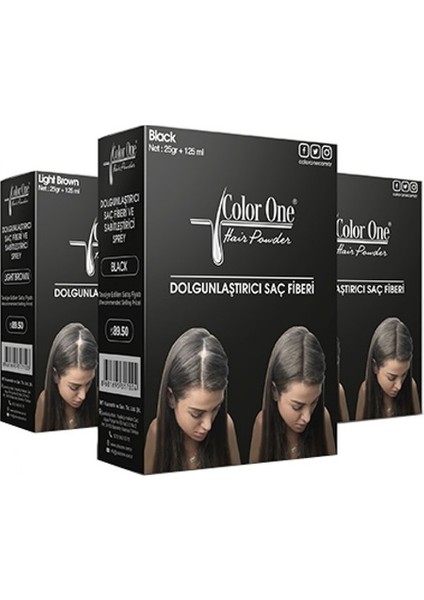 Dolgunlaştirici Saç Fi̇beri̇ Dark Brown 25+100 ml Topi̇k