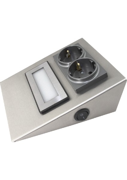 Tezgah Altı Pri̇z Spotlu Paslanmaz Inox