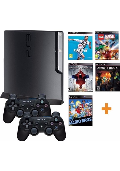 Playstation 3 500GB Oyun Konsolu 60 Adet Digital Çocuklara Özel Oyunlar