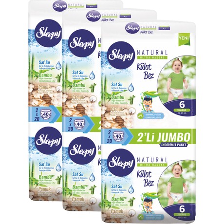 Sleepy Natural 3 Numara Midi 30 Lu Cocuk Bezi A101