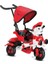 125 Yupi Panda Ebeveyn Kontrollü Tenteli Müzikli Tricycle Üç Teker Bisiklet-Kırmızı/Beyaz 1