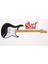 Elektro Gitar Kılıflı, Siyah Satin, Scorpu Pickup D 1