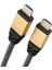 Premium 4K HDMI 2.0 Kablo - 60 HZ - Naylon Örgülü - Altın Uçlu - 5 Metre 1