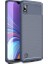 Jopus Samsung Galaxy A10 Kılıf Karbon Desenli Lux Negro Silikon - Lacivert 1