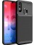 Jopus Huawei Honor 8A Kılıf Karbon Desenli Lux Negro Silikon - Siyah + Cam Ekran Koruyucu 1