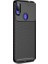 Jopus Xioami Redmi Note 7 Kılıf Karbon Desenli Lux Negro Silikon - Siyah + Nano Ekran Koruyucu 1