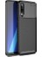 Jopus Xioami Mi 9 Kılıf Karbon Desenli Lux Negro Silikon - Siyah + Tam Kaplayan 5D Ekran Koruyucu 1