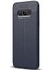 Samsung Galaxy S8 Plus Kılıf Niss Silikon Deri Görünümlü Lacivert 1