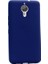 General Mobile GM5 Plus Kılıf Premier Silikon+Nano Glass Koruyucu Lacivert 1