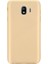 Samsung Galaxy J4 Kılıf Premier Silikon İpeksi Dokunuş Gold 1