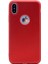 Apple iPhone XS Max Kılıf Premier Esnek Silikon+Nano Glass Kırmızı 1