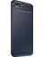 Apple iPhone 7 Plus Kılıf Negro Karbon Dizayn Silikon + Nano Lacivert 1