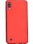 Samsung Galaxy M10 Kılıf Premier Silikon Esnek Koruma+Nano Glass Kırmızı 1