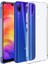 Xiaomi RedMi Note 7 Kılıf AntiShock Ultra Koruma Kapak+Nano Glass Renksiz 3
