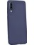 Samsung Galaxy A70 Kılıf Premier Silikon Koruma+Nano Glass Lacivert 1