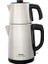 BJ5098TR Tea Expert Deluxe 1650 Watt Paslanmaz Çelik - Inox Demlikli Çay Makinesi [ Gri ] - 9100036096 1